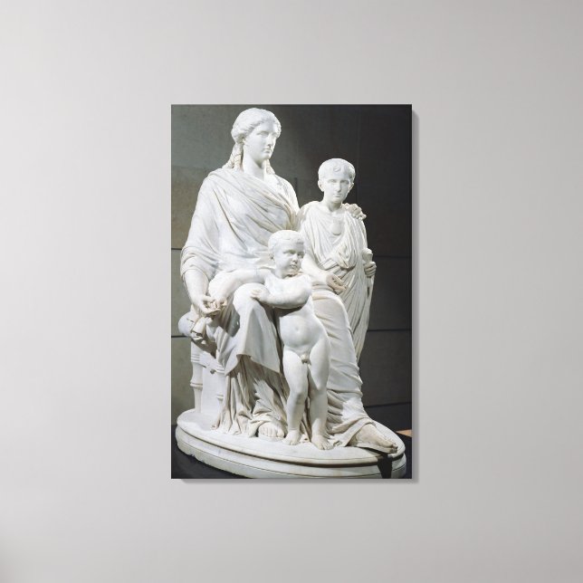 Toile Cornelia, mère des deux frères Gracchi (Recto)
