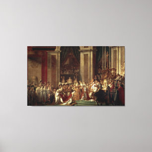 Toile Coronation de Napoléon par Jacques-Louis David