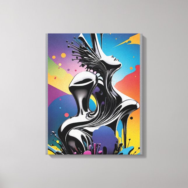 Toile Correspondance Freak - Ken Gage Surreal Art (Recto)