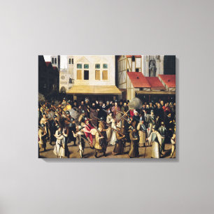 Toile Cortège de la ligue sainte en 1590