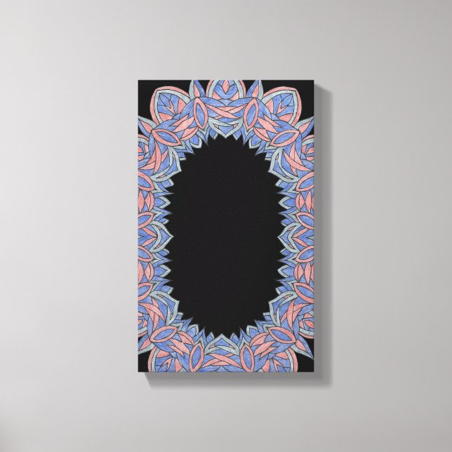 Toile Cosmic Flow  Abstract Galaxy-Inspired Canvas (Recto)