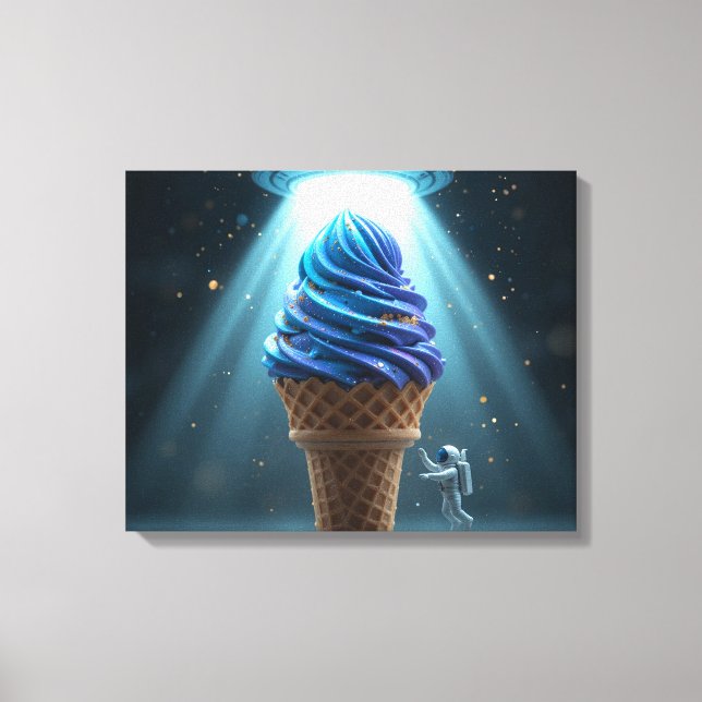 Toile Cosmic Sundae Abduction (Recto)