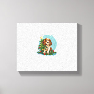 Toile Costume de chien festif amusant avec Noël décoré