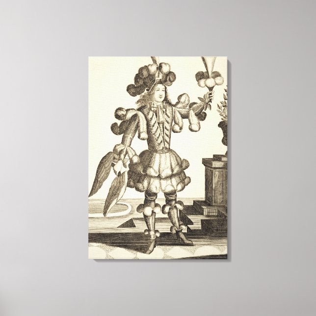 Toile Costume d'un marchand de plumes, pub. par Gerard V (Recto)