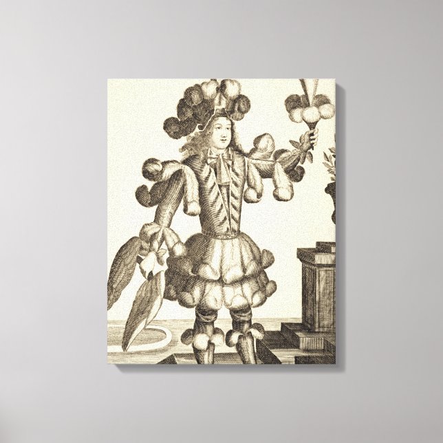 Toile Costume d'un marchand de plumes, pub. par Gerard V (Recto)
