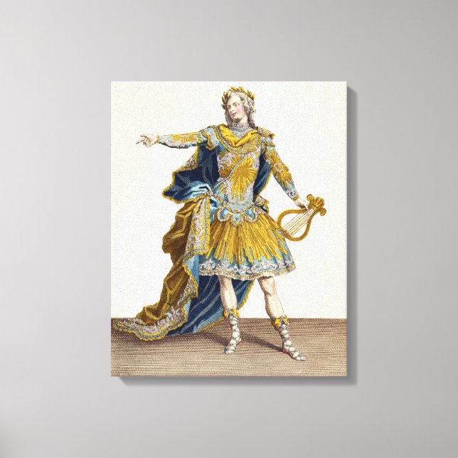 Toile Costume pour Apollo dans l'opéra 'Phaethon', engra (Recto)