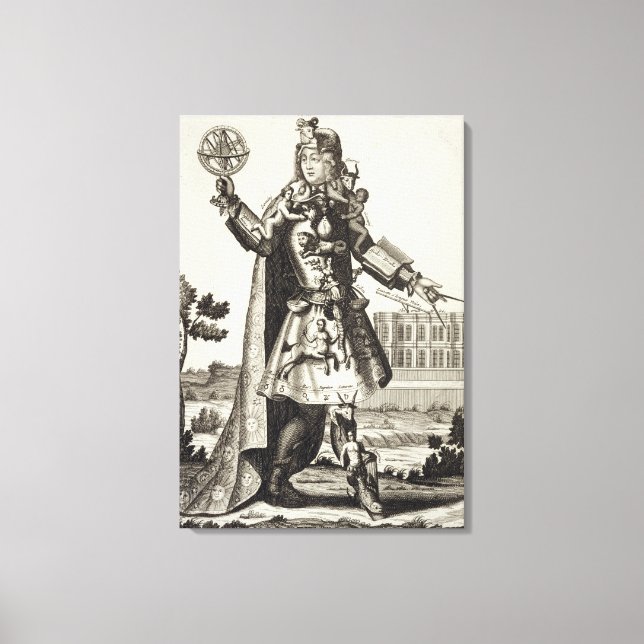 Toile Costume pour un astrologue, pub. par Gerard Valck  (Recto)