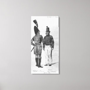 Toile Costumes des marines françaises à partir de 1804