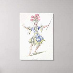 Toile Costumez la conception pour le magicien, dans