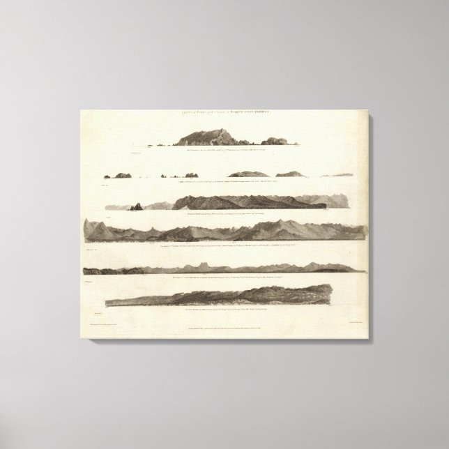 Toile Côte de l'Amérique du Nord-Ouest (Recto)