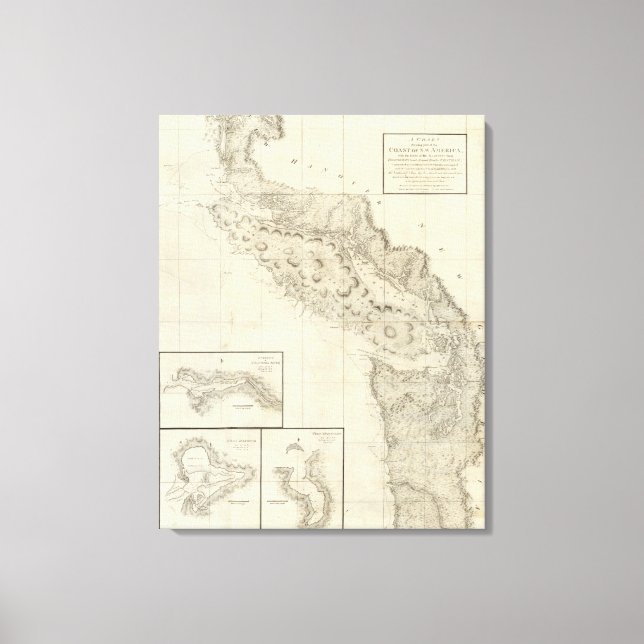 Toile Côte de l'Amérique du Nord-Ouest (Recto)