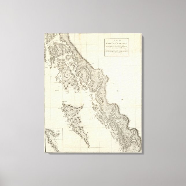 Toile Côte de l'Amérique du Nord-Ouest 2 (Recto)