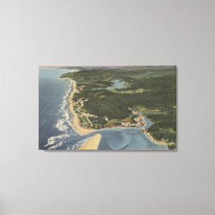 Toile Côte de l'Oregon - Siletz Bay, Taft, Nelscott