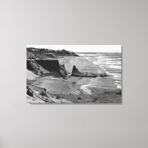 Toile Côte de Newport, Orégon de vue de plage de