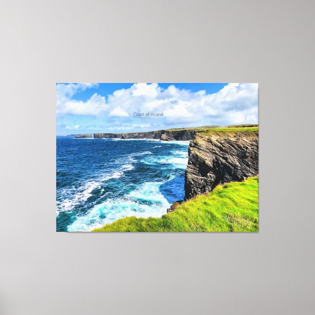 Toile Côte d'Irlande, photographie, (Recto)