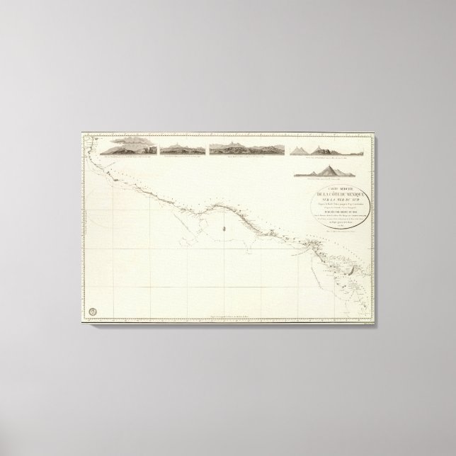 Toile Côte du Mexique (Recto)