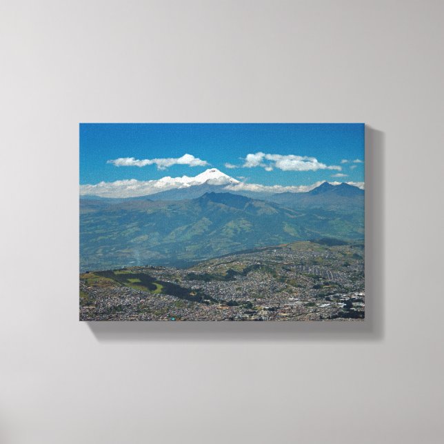 Toile Cotopaxi & Quito (Recto)