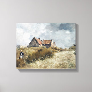 Toile Cottage dans les Dunes Jean Charles Cazin