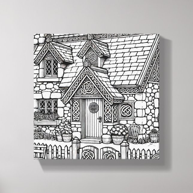 Toile Cottage en ardoise #22 (Recto)