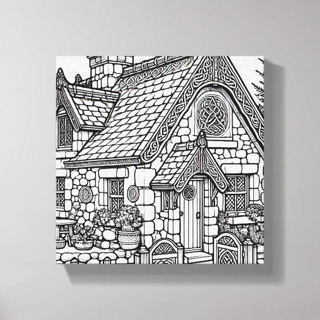 Toile Cottage en ardoise #40 (Recto)