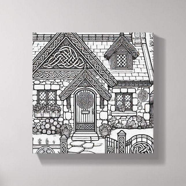 Toile Cottage en ardoise #44 (Recto)