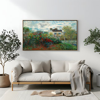Toile Cottage Rose Garden | Paysage vintage