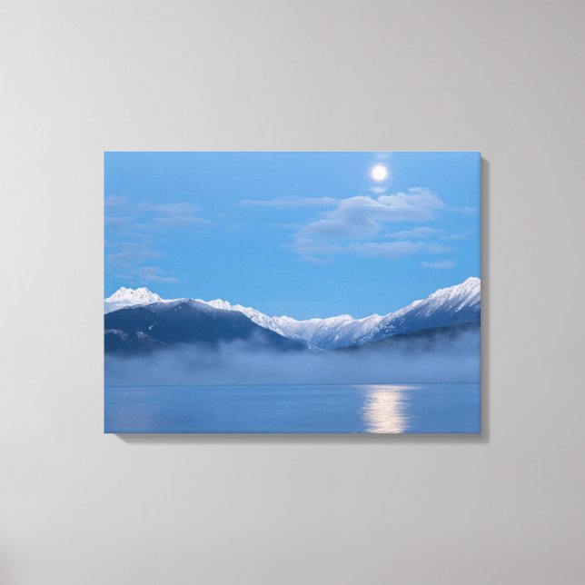Toile Coucher de lune | Seabeck, Washington (Recto)