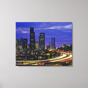 Toile Coucher de Seattle, Washington