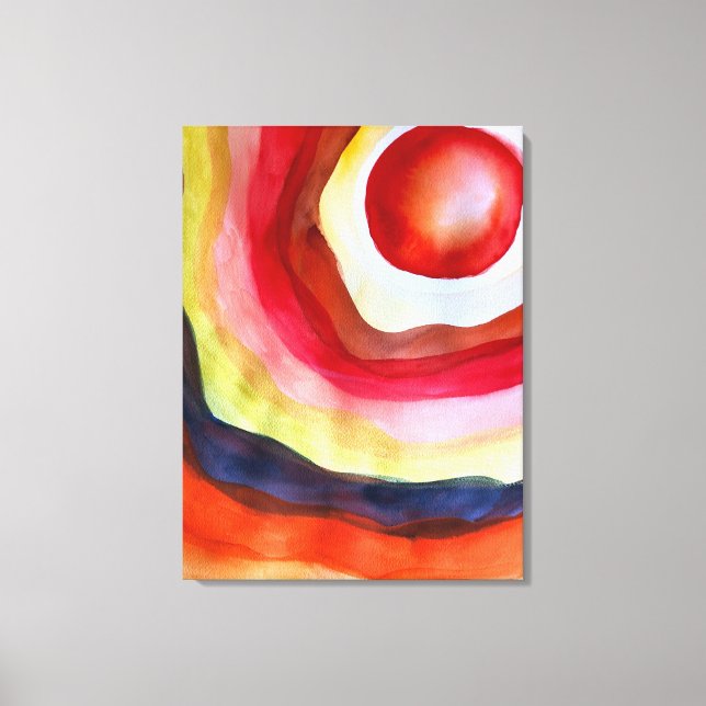 Toile Coucher de soleil (Recto)