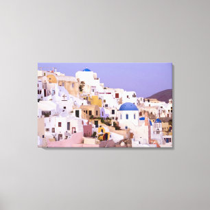 Toile Coucher de soleil à Oil, Santorin 2