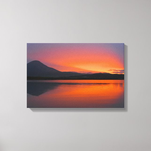 Toile Coucher de soleil à Waterloo (Recto)