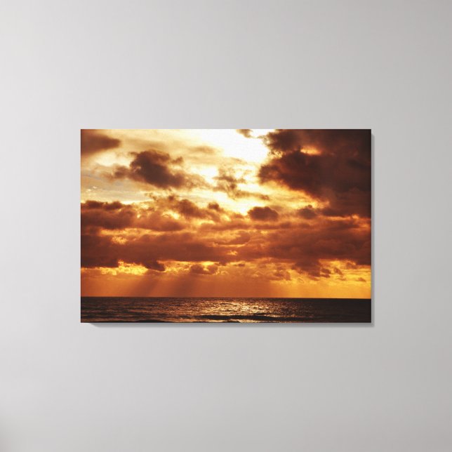 Toile coucher de soleil de brighton (Recto)
