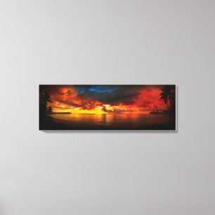 Toile Coucher de soleil de la baie de Tumon