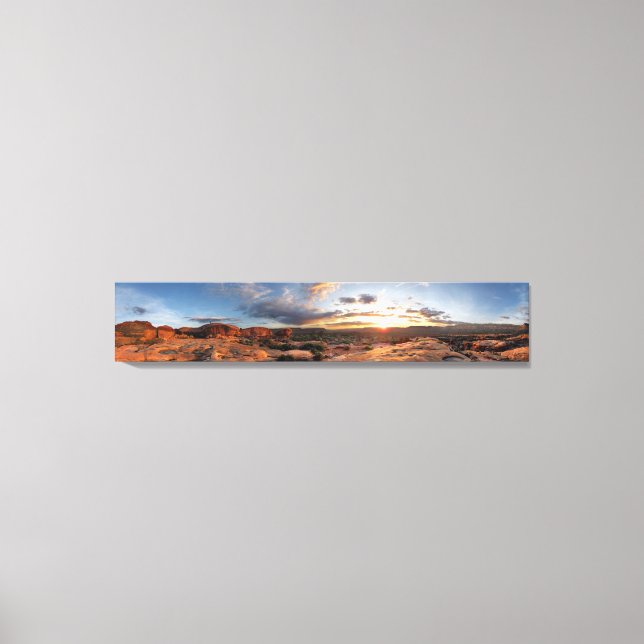 Toile Coucher de soleil de l'Esplanade - Grand Canyon -  (Recto)