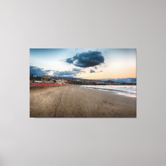 Toile Coucher de soleil de Maspalomas (Recto)