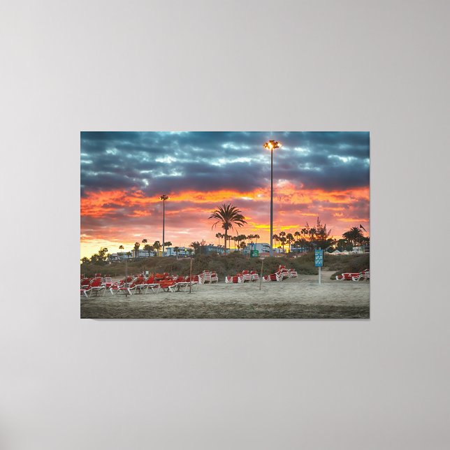 Toile Coucher de soleil de Maspalomas (Recto)