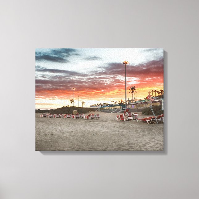 Toile Coucher de soleil de Maspalomas (Recto)