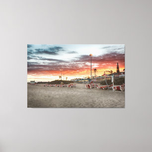 Toile Coucher de soleil de Maspalomas