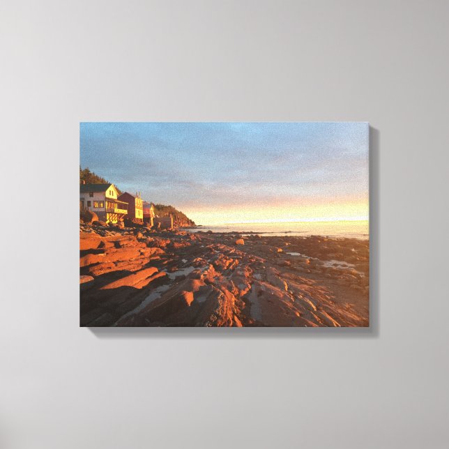 Toile Coucher de soleil de Trois-Pistoles (Recto)