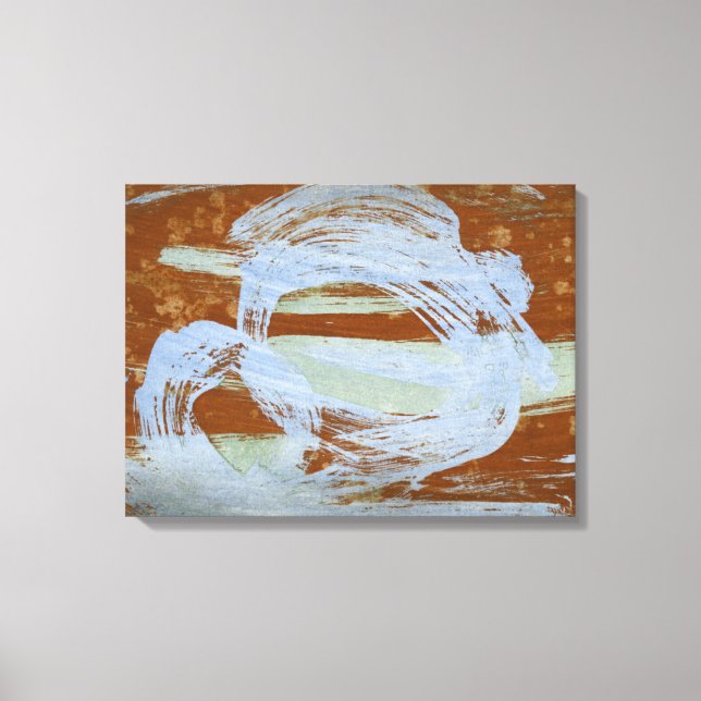 Toile Coucher de soleil du port (Recto)