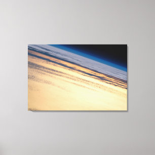 Toile Coucher De Soleil Orbital Au Large De La Basse Cal