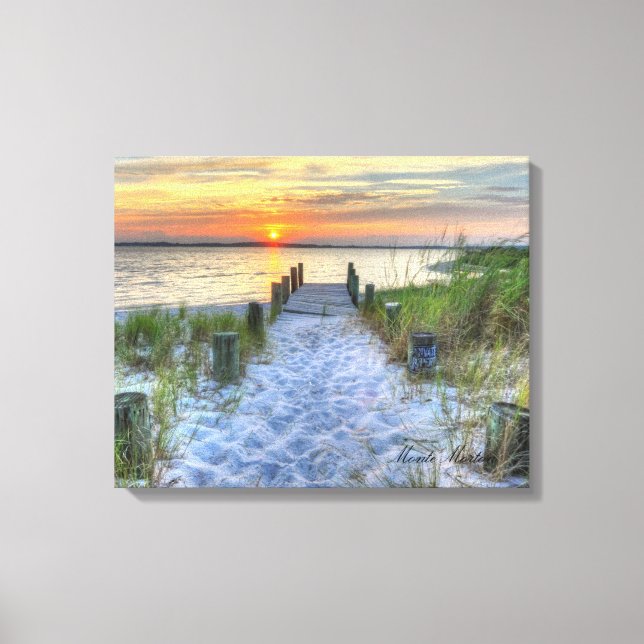 Toile Coucher de soleil sur Fenwick Island (Recto)