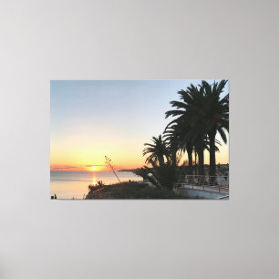 Toile Coucher de soleil sur la baie d'Armacao de Pera Al