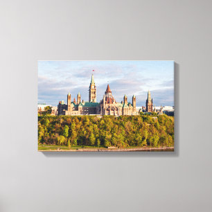 Toile Coucher de soleil sur la colline du Parlement - Ot