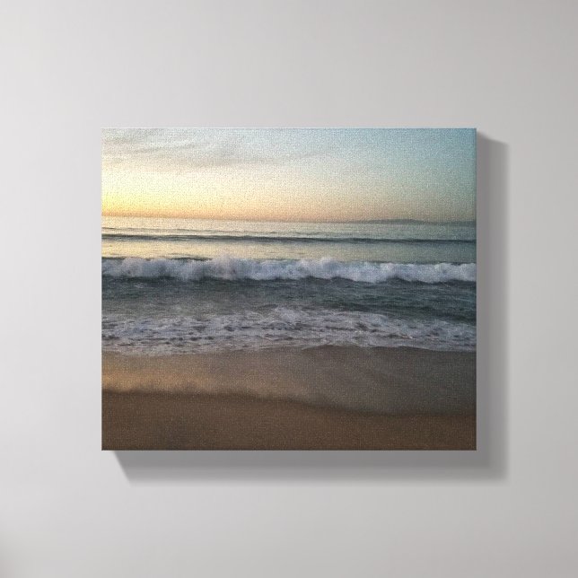 Toile Coucher de soleil sur la plage de Monterey Bay (Recto)