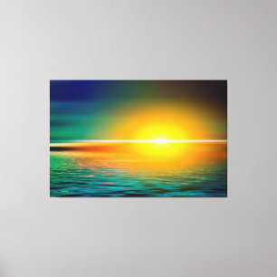 Toile Coucher du soleil