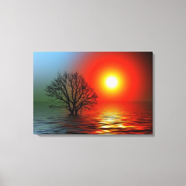 Toile Coucher du soleil (Recto)
