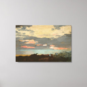Toile Coucher du soleil, baie de Saco