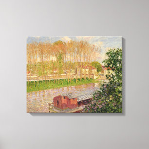 Toile Coucher du soleil chez Moret-sur-Loing, 1901