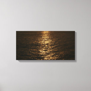 Toile Coucher du soleil sur l'eau Photographie de l'océa